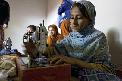 Afghan Girls Take Vocational Training Programme