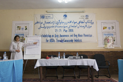 Workshop on Drug Awareness and Drug Abuse Prevention Held in Afghanistan
