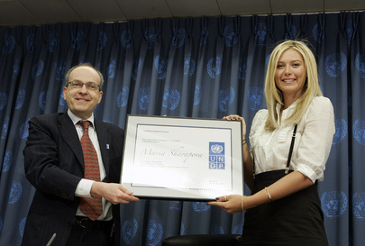 UN Development Programme Names Tennis Star its Goodwill Ambassador