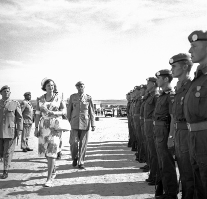 H.R.H. Princess Margrethe of Denmark Visits Danor Battalion of UNEF