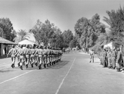 Brazilian Battalion Inspected by UNEF Commander