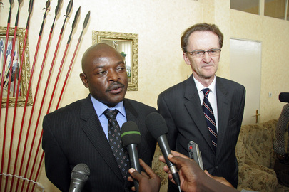 Burundi President and Peacebuilding Commission Vice-President Brief Media