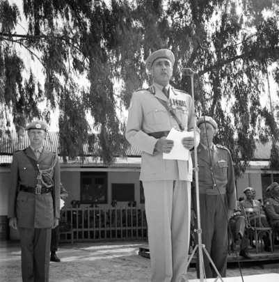 UNEF Commander Addresses Departing Brazilian Troops