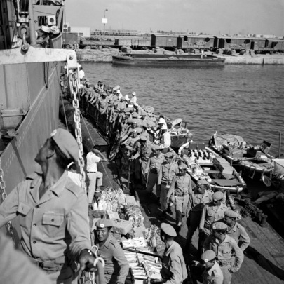 Rotation of Brazilian Troops Serving with UNEF