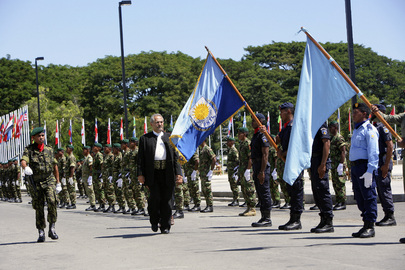 Timor-Leste's New President Inspects Guard of Honour