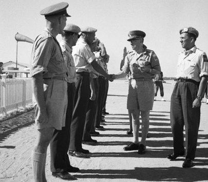 Swedish Regiment Chief of UNEF Visits Gaza