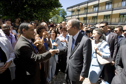 Secretary-General Visits United Nations Campus in Turin