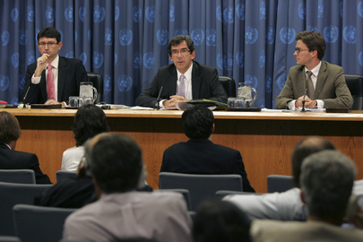 Security Council President Briefs Media