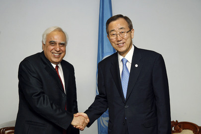 Secretary-General Meets Science and Technology Minister of India