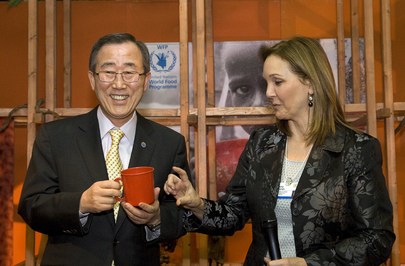 Secretary-General Attends Dinner Hosted by WFP