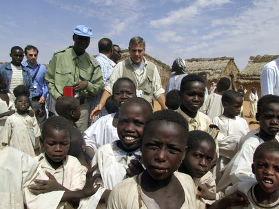UN Messenger for Peace Visits North Darfur IDP Camp