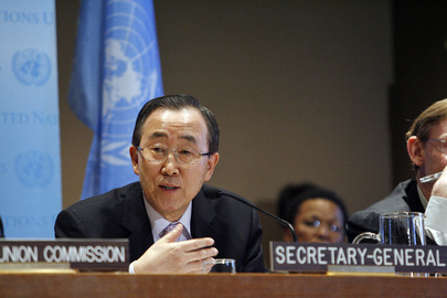 Ban Ki-moon, Secretário-Geral da ONU. Foto: ONU/Mark Garten Ban Ki-moon, Secretário-Geral da ONU. Foto: ONU/Mark Garten