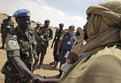UNAMID Force Commander Meets SLA Commanders