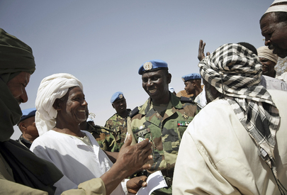 UNAMID Commander Meets Arab Nomads