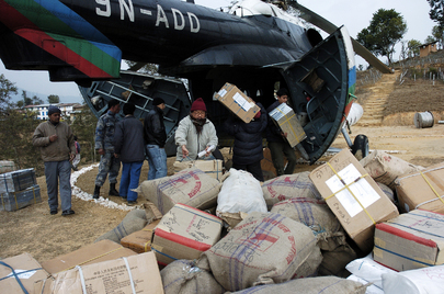 United Nations Mission in Nepal - Nepalese Electoral Commission Distributes Ballot Material