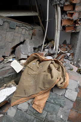 Middle School Ruins with Children Buried Alive  