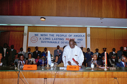 Signing of Lusaka Protocol by Government of Angola and UNITA