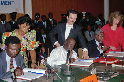 Signing of Lusaka Protocol by Government of Angola and UNITA