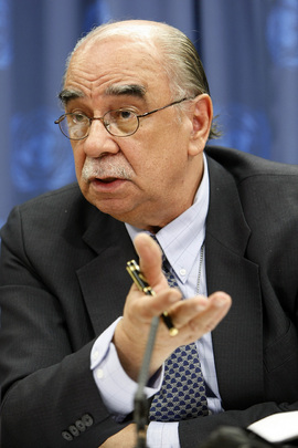 Permanent Representative of Haiti Addresses Press Conference