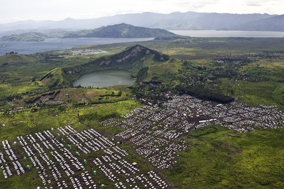 Aerial View of IDP Camps 
