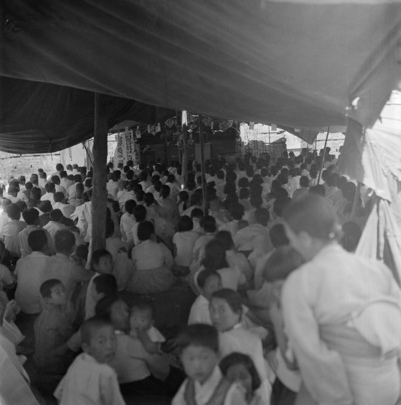 Chinju Rebuilding in First Anniversary of Korean Aggression