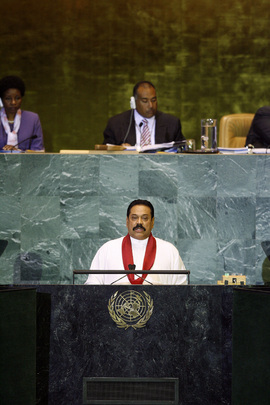 President of Sri Lanka Addresses General Assembly
