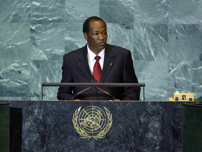 President of Burkina Faso Addresses General Assembly
