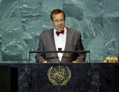 President of Estonia Addresses General Assembly