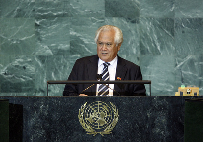 Prime Minister of Tonga Addresses General Assembly