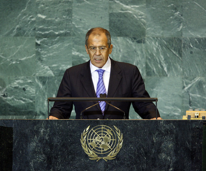 Foreign Minister of Russian Federation Addresses General Assembly 