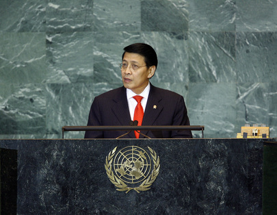Foreign Minister of Indonesia Addresses General Assembly