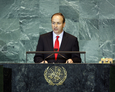 Foreign Minister of Ireland Addresses General Assembly 