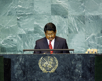 Permanent Representative of Maldives Addresses General Assembly