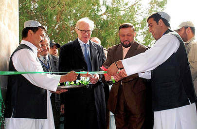 Head of UNAMA Opens New Mission Field Office