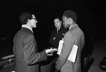 Committee on Apartheid Hears Petitioner