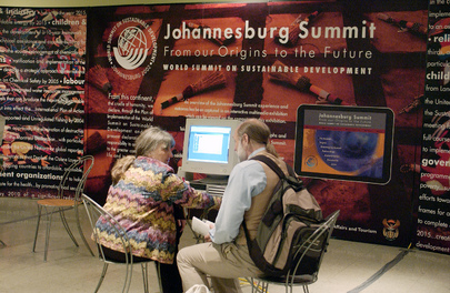 Exhibit on Sustainable Development Summit Displayed at UN Headquarters