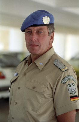 Head of Federal Republic of Germany Civilian Police Unit with UNTAG