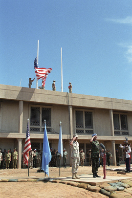 United Task Force Transfers Operational Authority to Second United Nations Operation in Somalia (UNOSOM II)