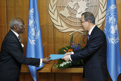 New Permanent Representative of Sierra Leone Presents Credentials