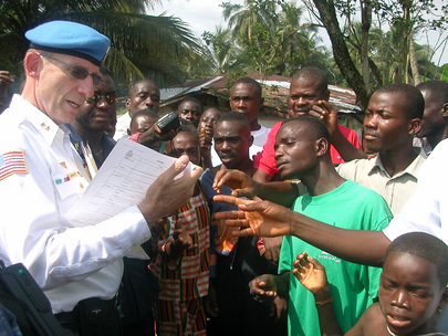 UNMIL Civilian Police Launches Operation Restore Calm with Liberian National Police