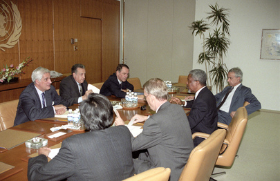 Secretary-General Meets with Special Envoys for Iraq