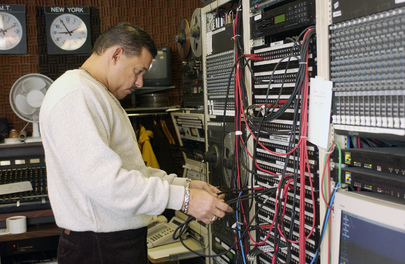 UN Radio Producers and Audio Engineers at Work