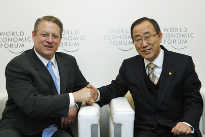 Secretary-General Meets former U.S. Vice-President