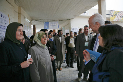 Head of UNAMI Speaks to Electorate