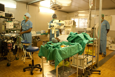 MONUC Medical Team Perform Eye Surgery
