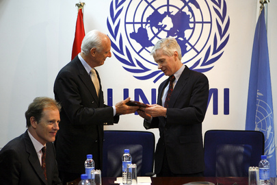 UNAMI Head Meets U.S. Ambassador to Iraq