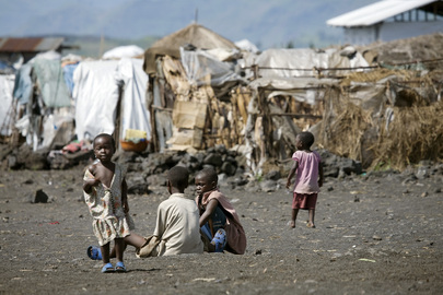 Internally Displaced Children in Camp