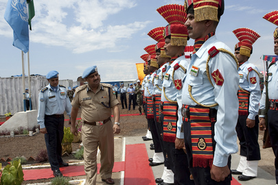 MONUC Police Commissioner Inspects IFPU Officers