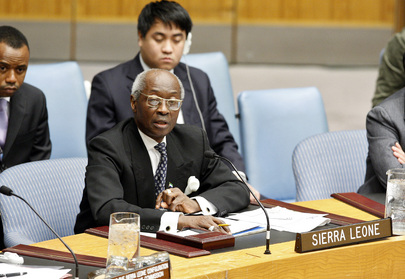 Permanent Representative of Sierra Leone Addresses Security Council