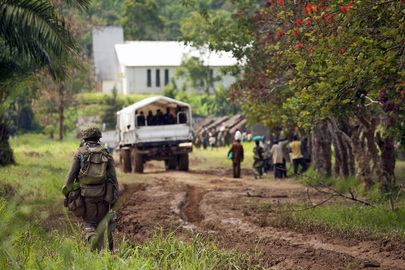 MONUC Protection Team Arrive at Mobile Base
